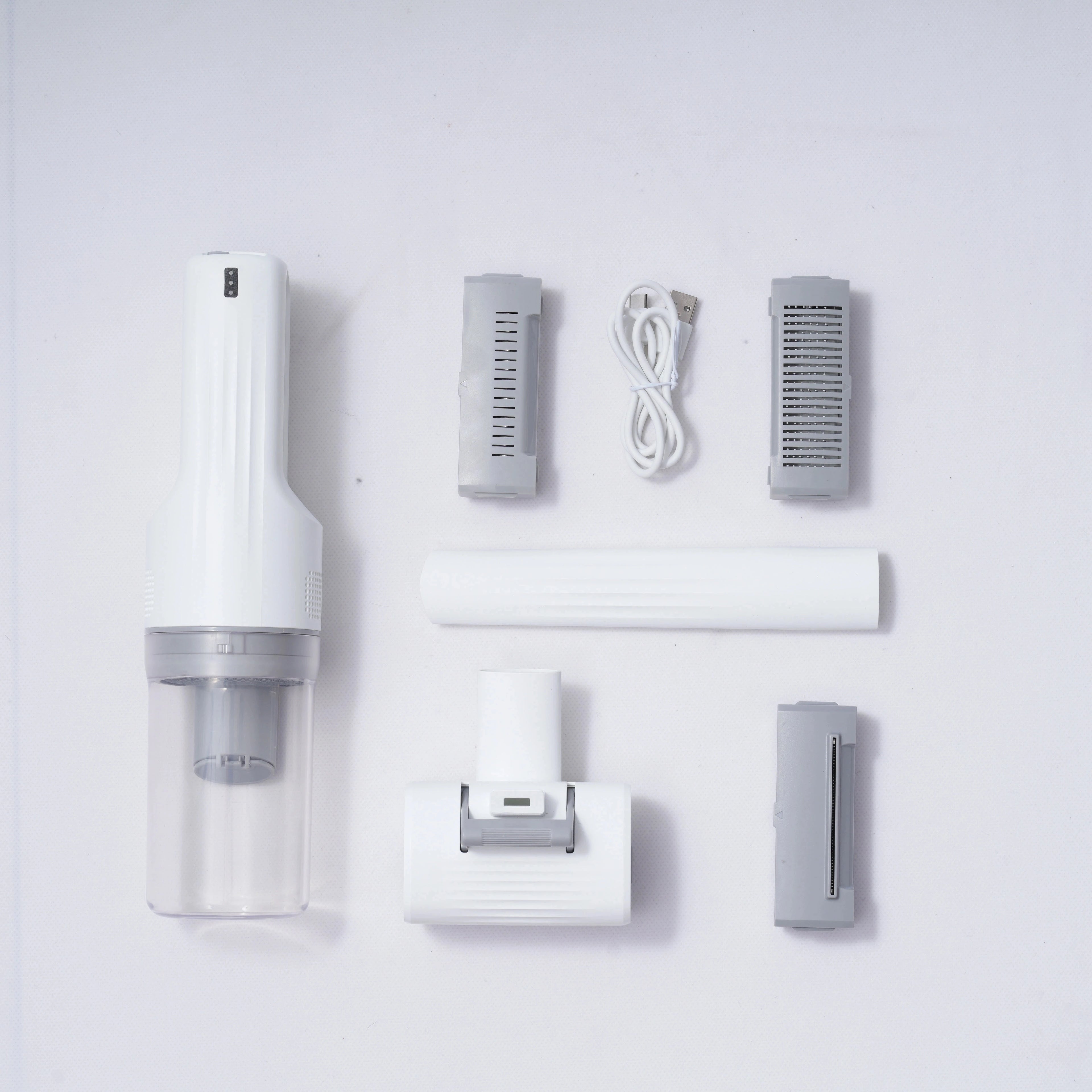 Cat Grooming Vacuum 5Brushes Pet Grooming Kit with 0.3L Hair Dust Cup Dog Vacuum Cleaner for Pets Cats Dogs Hair Vacuum Cleaner